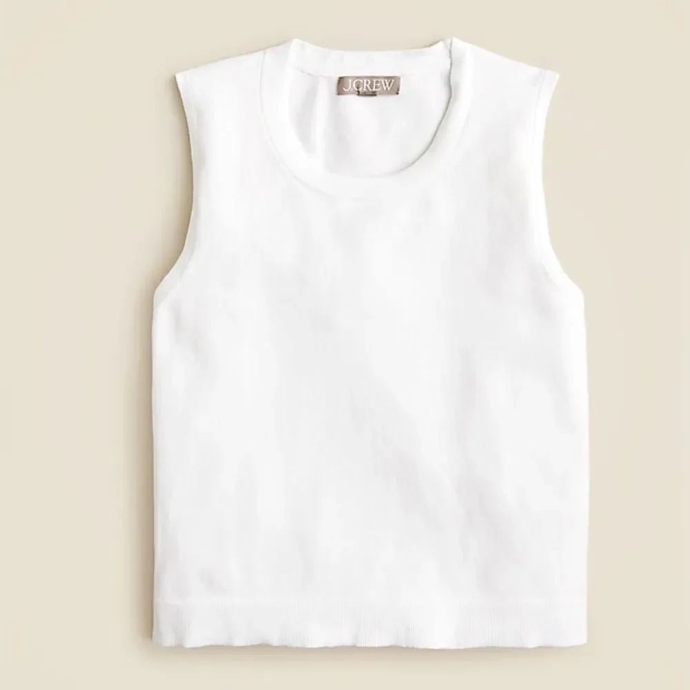 J.Crew Sweater shell in premium ultra-fine cotton blend NWT Size XS